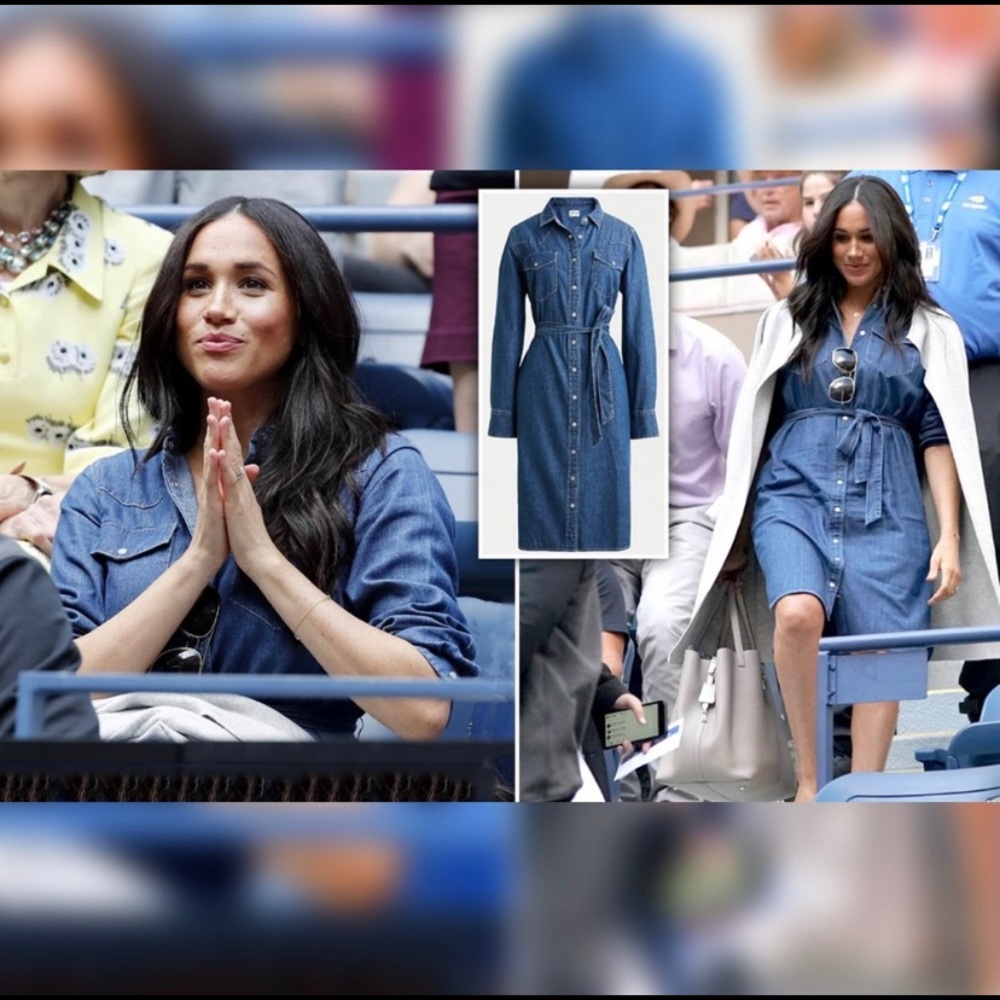 JCrew denim shirt dress - Meghan Markle fave !